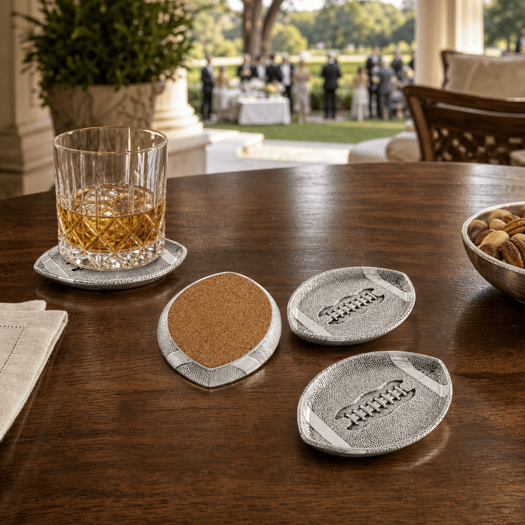 Football Coasters - Set of 4