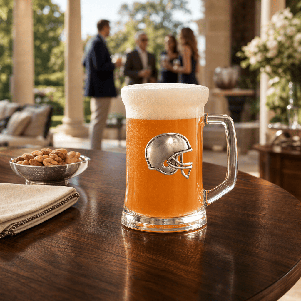 Football Beer Mugs - Set of 2