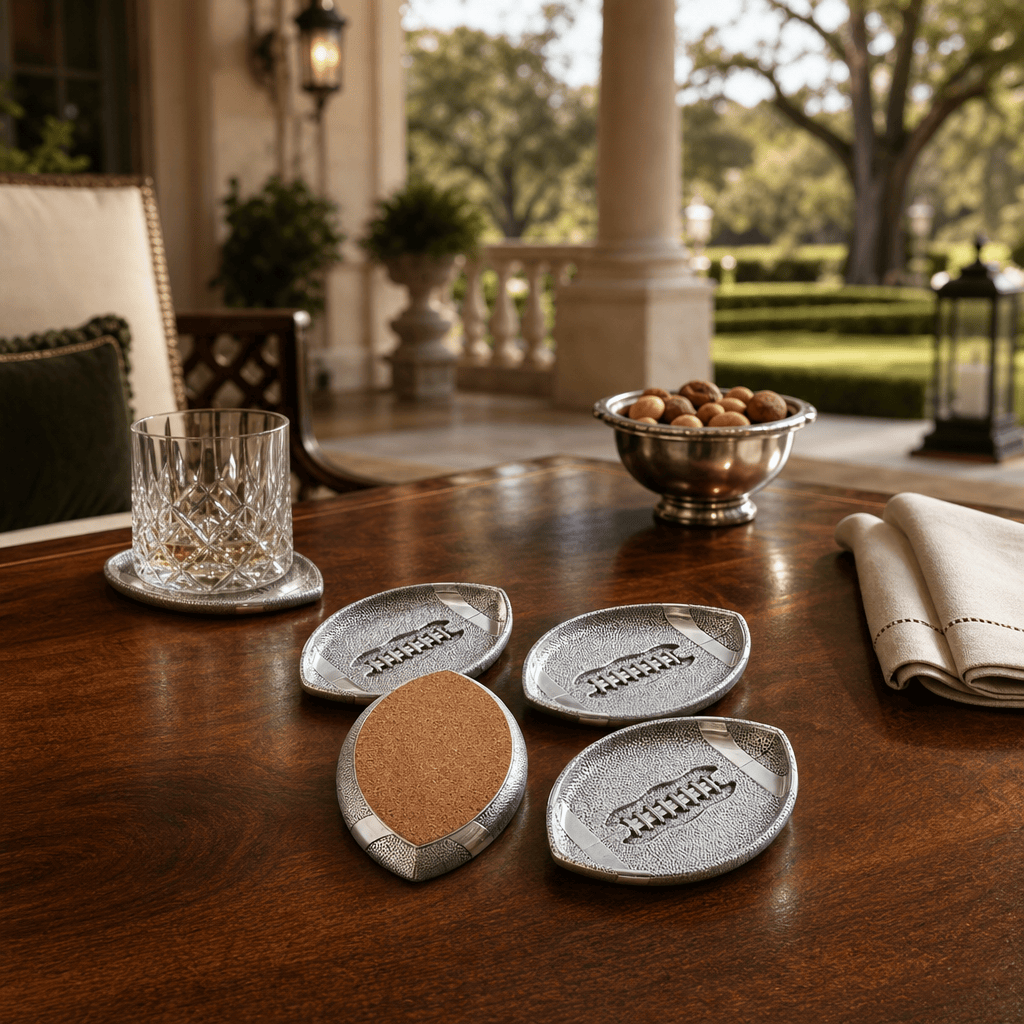 Football Coasters - Set of 4