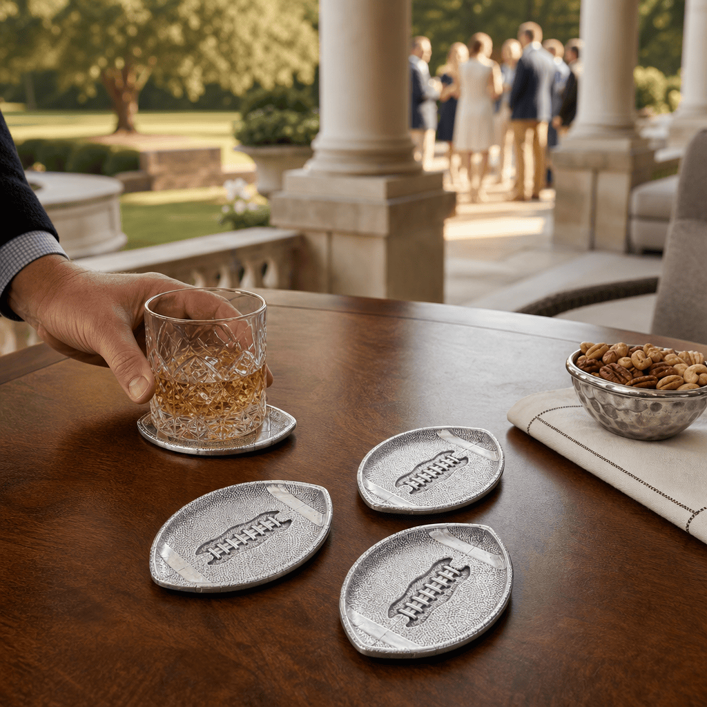 Football Coasters - Set of 4