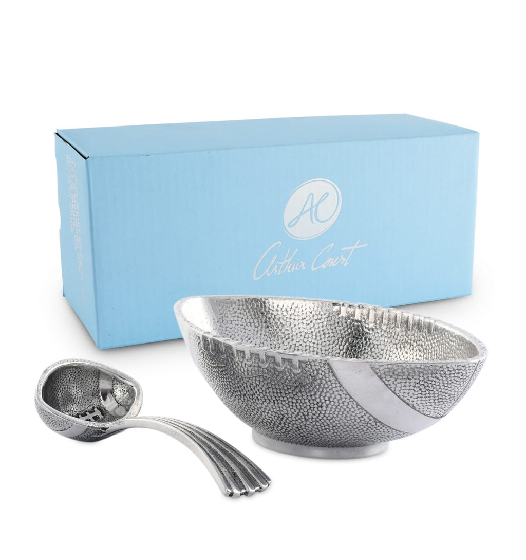 Football Condiment Bowl with Spoon