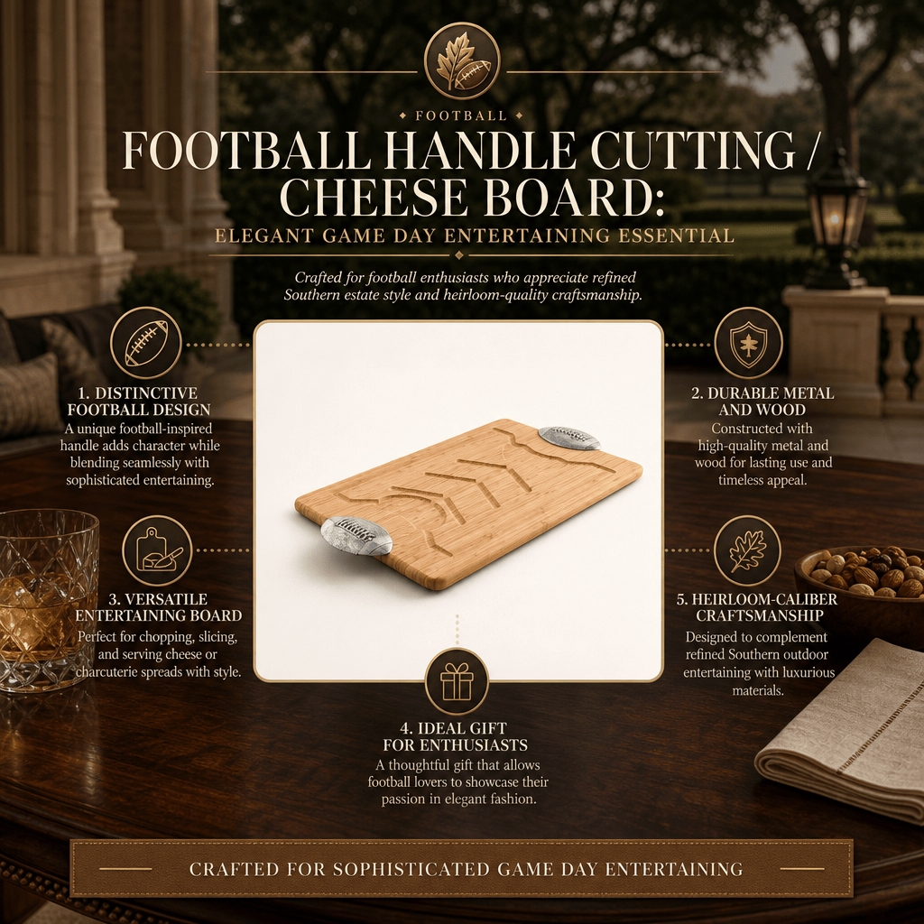 Football Handle Cutting / Cheese Board