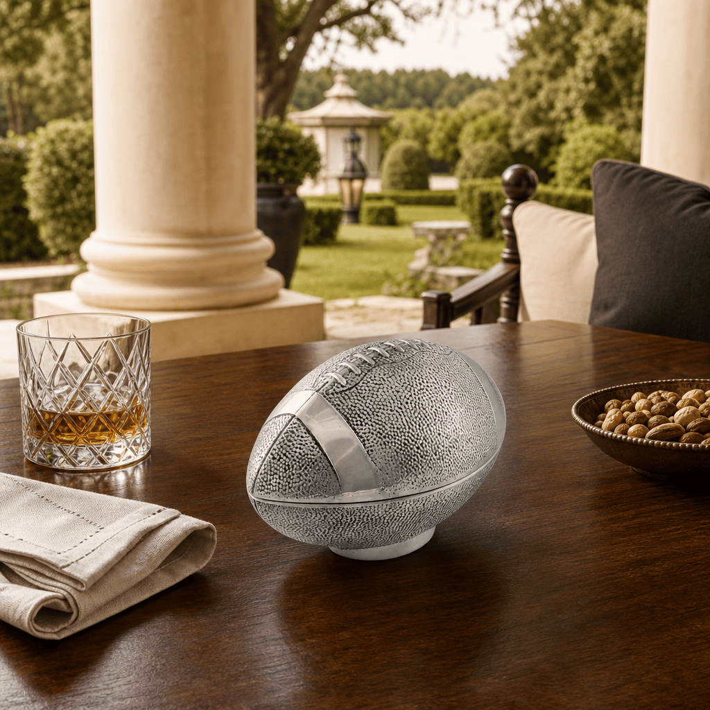 Football Lidded Box Catchall