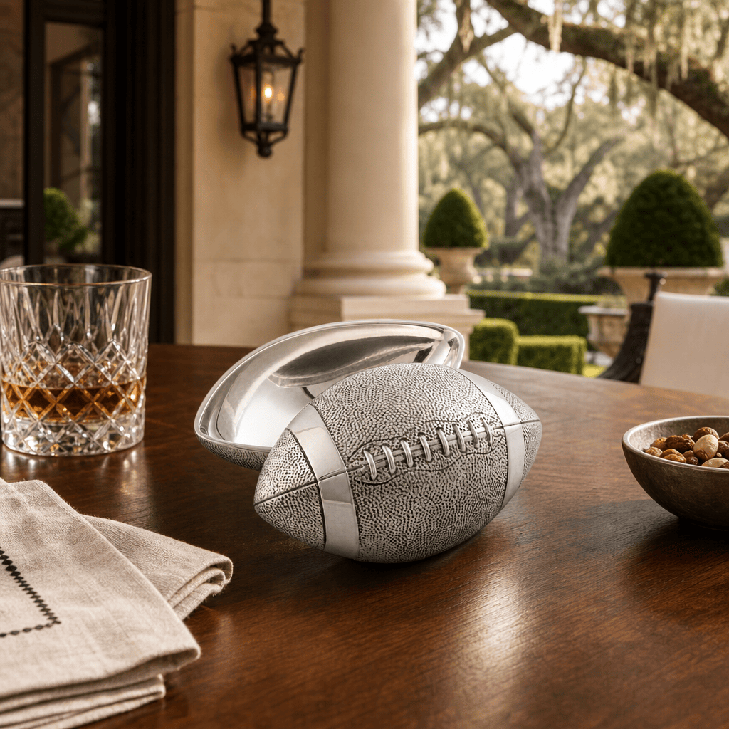 Football Lidded Box Catchall