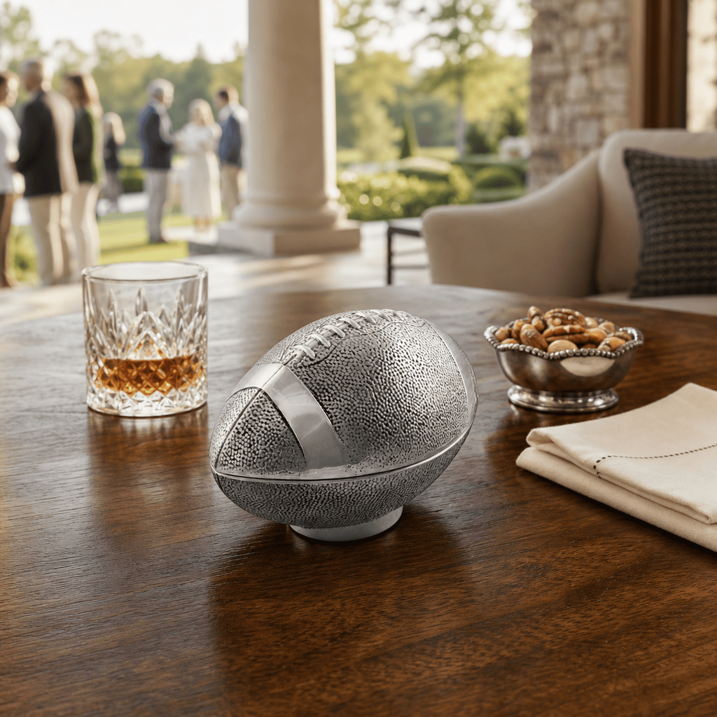 Football Lidded Box Catchall