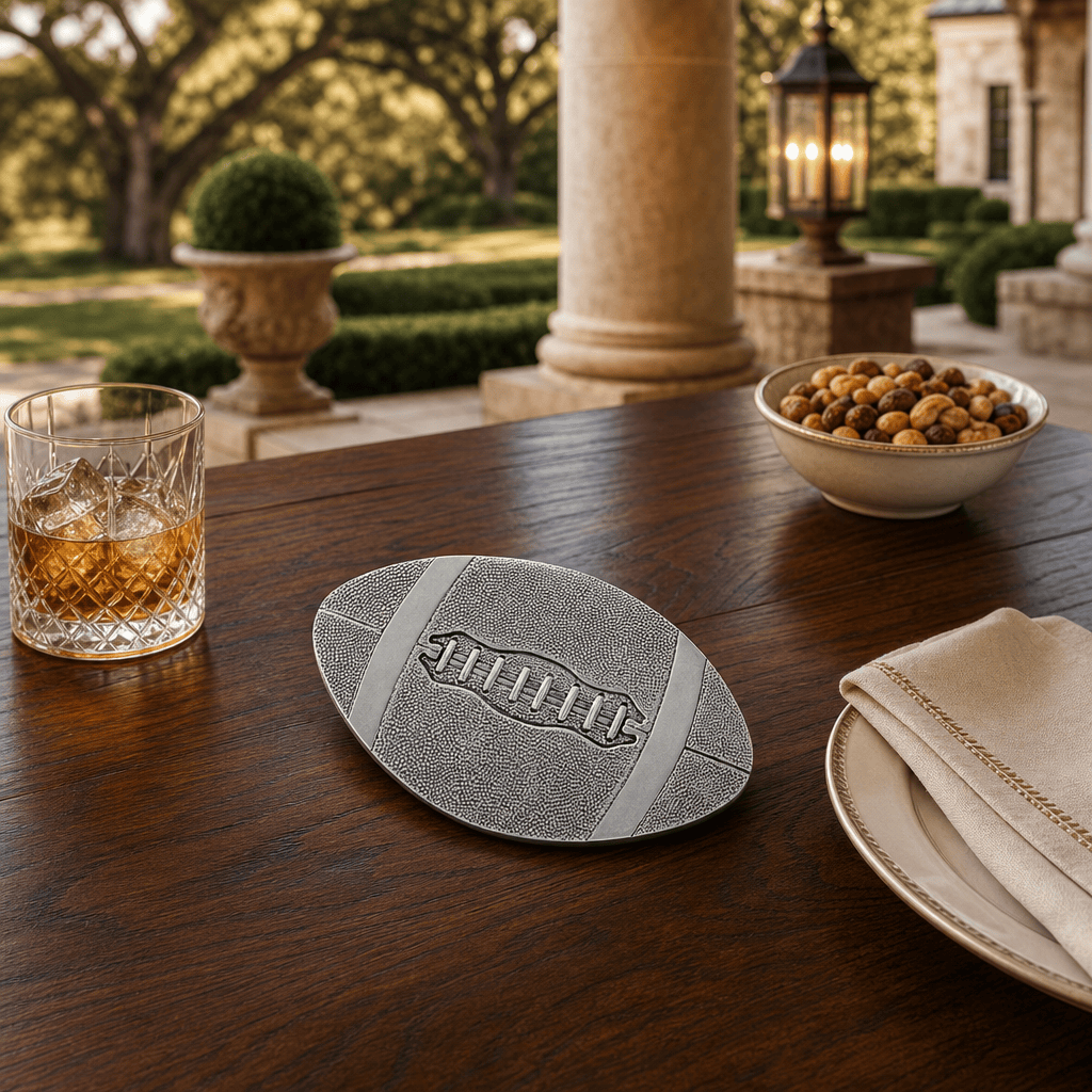 Football Metal Trivet