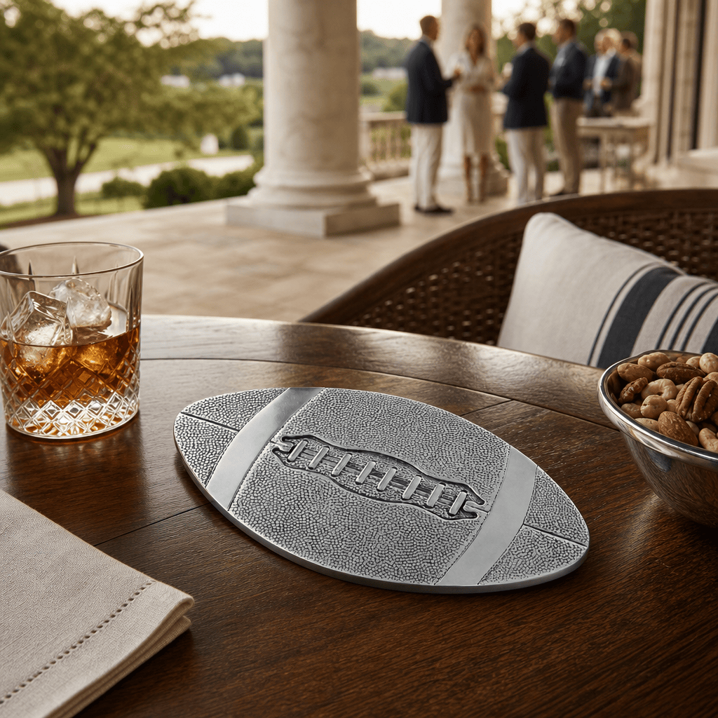 Football Metal Trivet