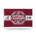 University of Alabama Crimson Tide 2020 National Champions Premium Flag Banner, 3x5 Feet, Retro Logo Design, Metal Grommets, Indoor Outdoor Display